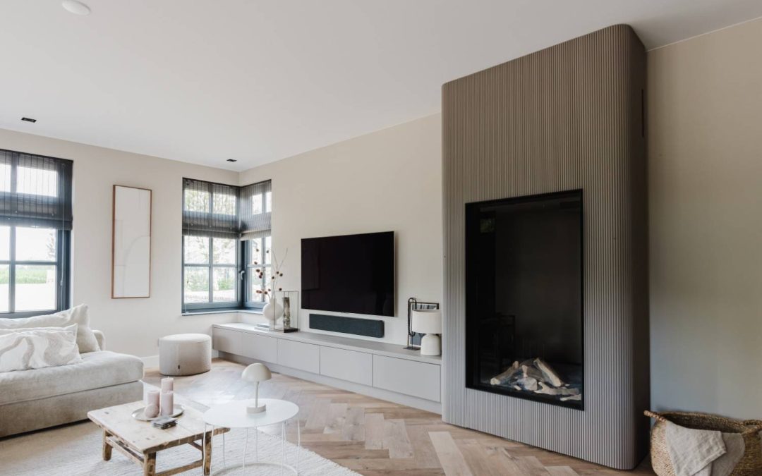 Tv meubel en openhaard design op maat