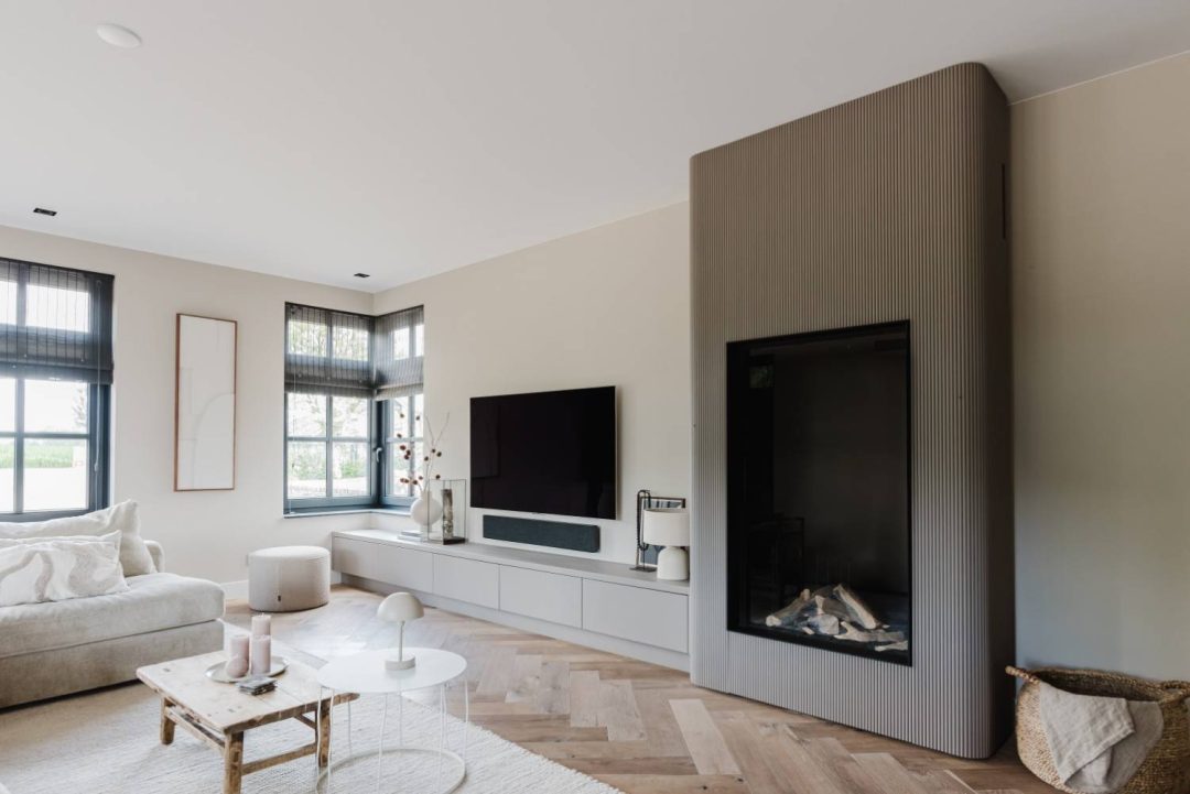 Tv meubel en openhaard design op maat